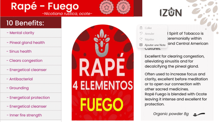 Rapé Fuego